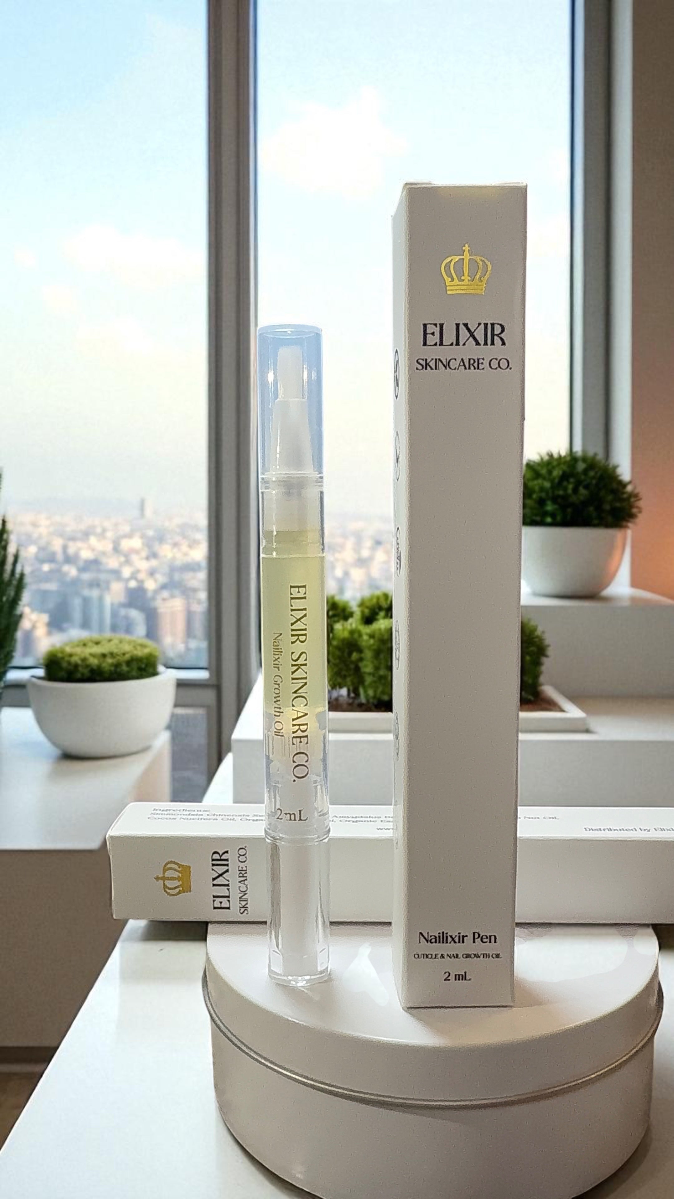 ELIXIR スキンケアセット + Dr.Nail デイケアオおまけ付イル Nailixir Cuticle Oil Pen – Plant-Based Nail Growth Oil (2 mL