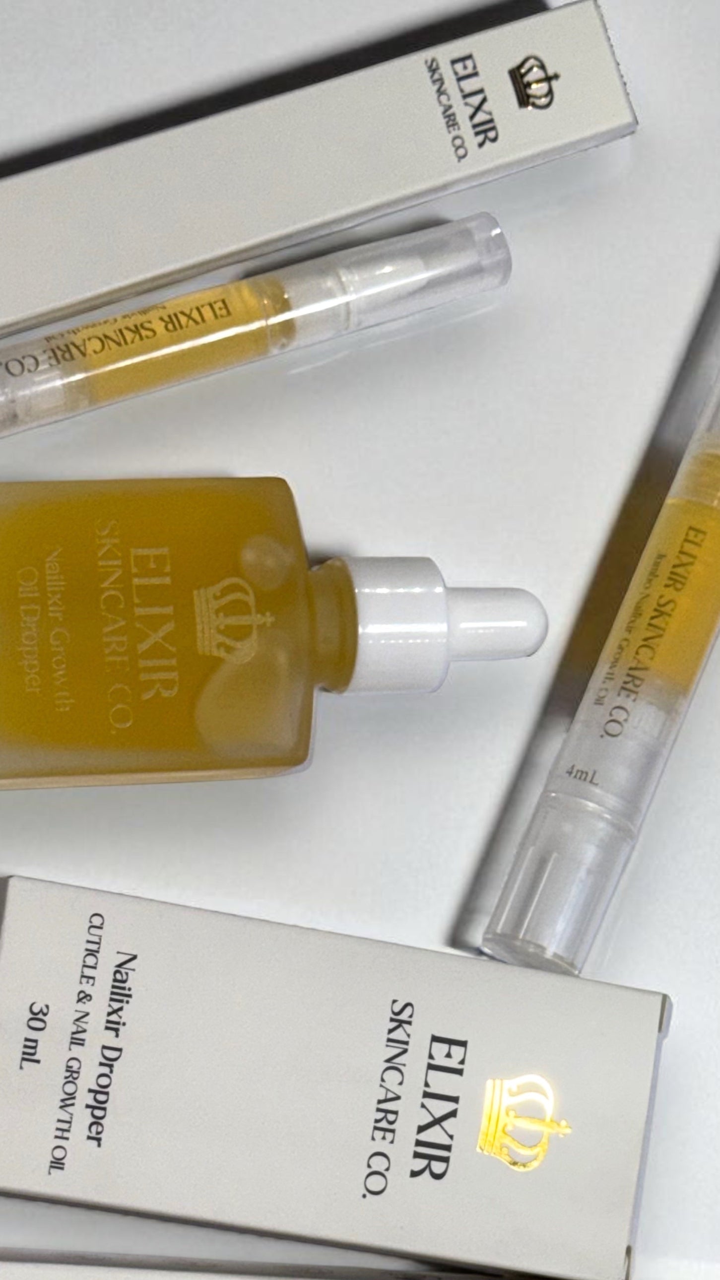 Nailixir Bulk Bundle – Dropper + Jumbo Pen | Plant-Based Cuticle Oil Duo