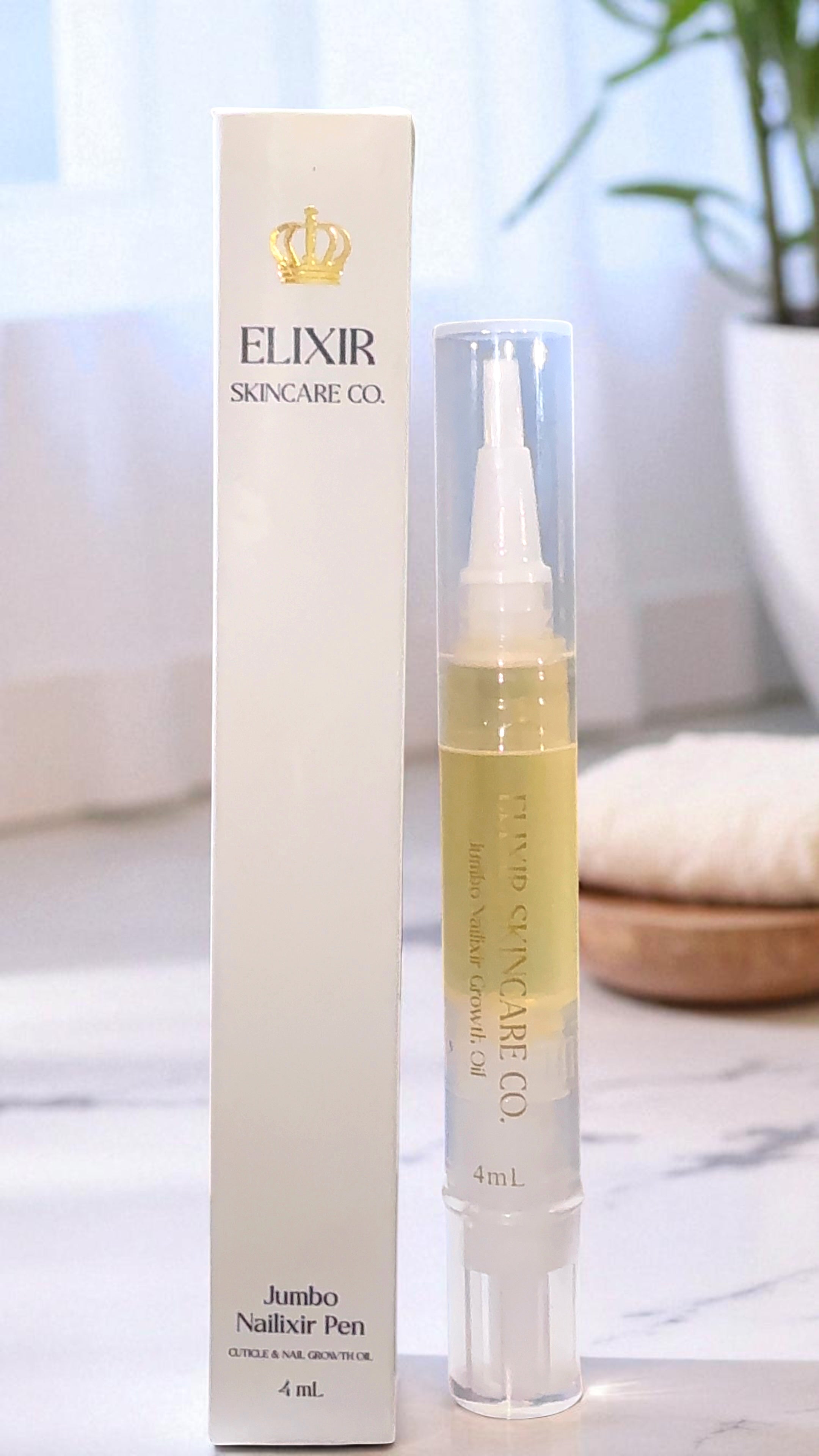 Nailixir Bulk Bundle – Dropper + Jumbo Pen | Plant-Based Cuticle